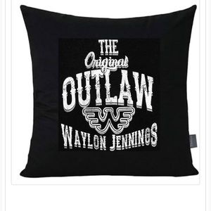 Outlaw throw pillow